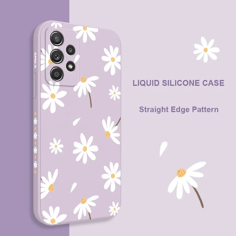 Plain Daisies Case for Samsung – Stylish Protection with Floral Design