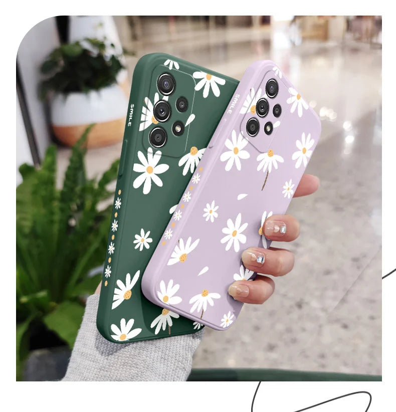 Plain Daisies Case for Samsung – Stylish Protection with Floral Design