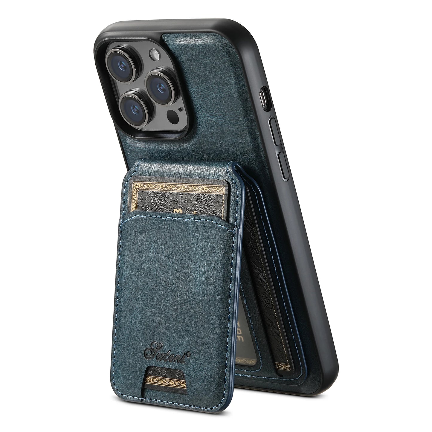 SZHAIYU Magnetic Leather Wallet Case for iPhone 16 Pro Max