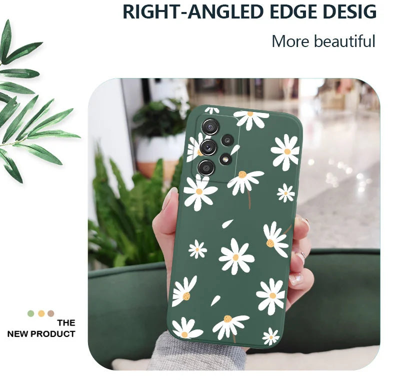 Plain Daisies Case for Samsung – Stylish Protection with Floral Design